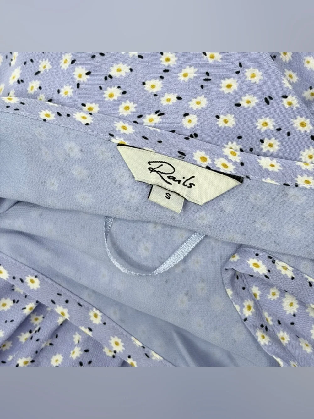Rails Frida Daisy Print High Low‎ Midi Dress
